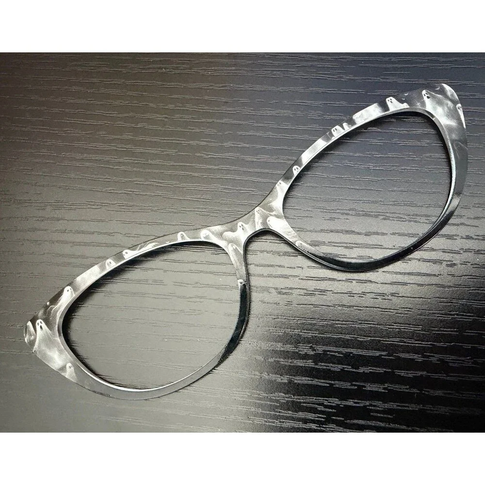 Ella Magnet Toppers for Pair Eyewear Glasses Ghosts Black & White Frames